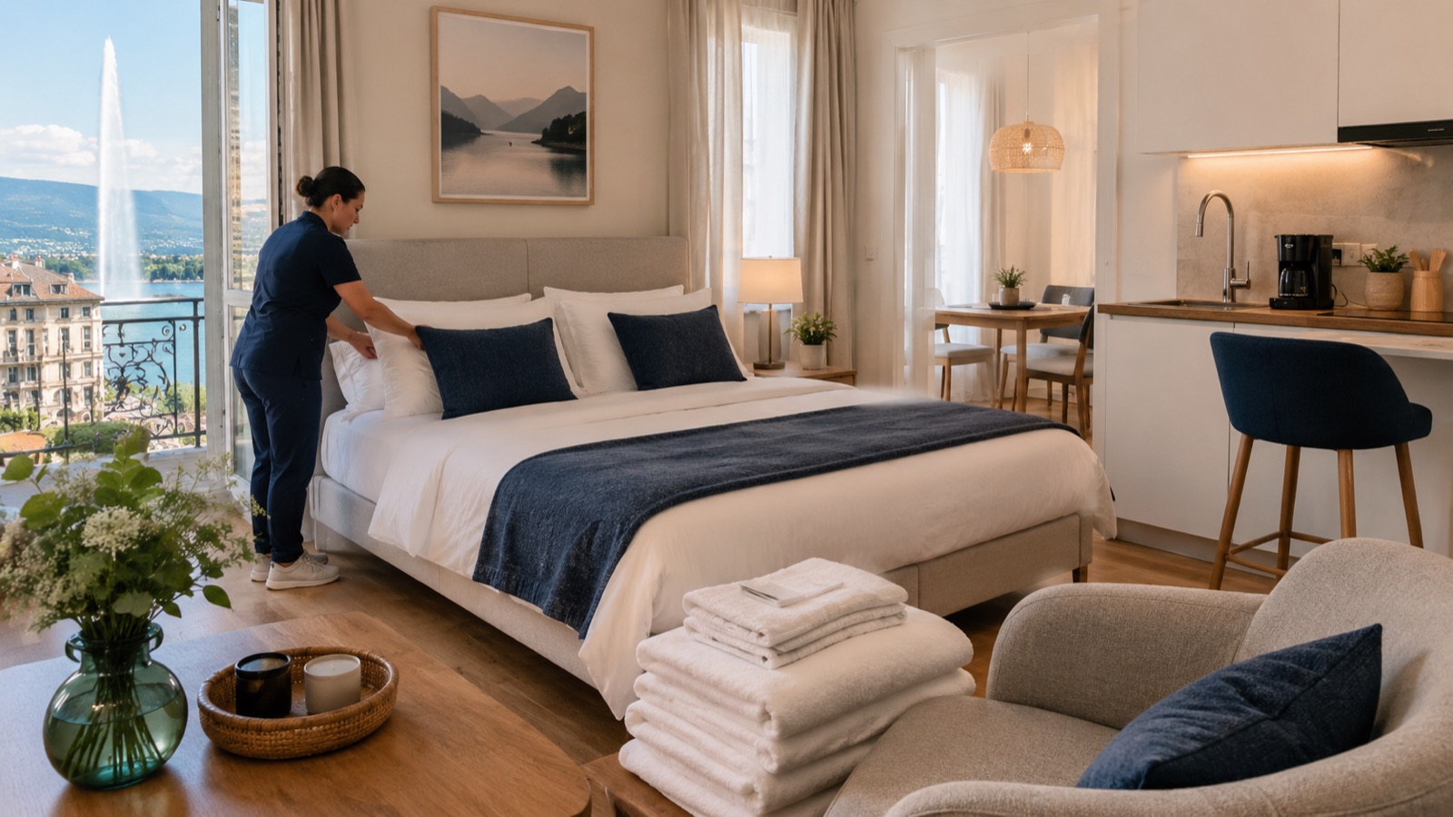 Comment organiser les rotations de nettoyage entre deux séjours Airbnb à Genève ?